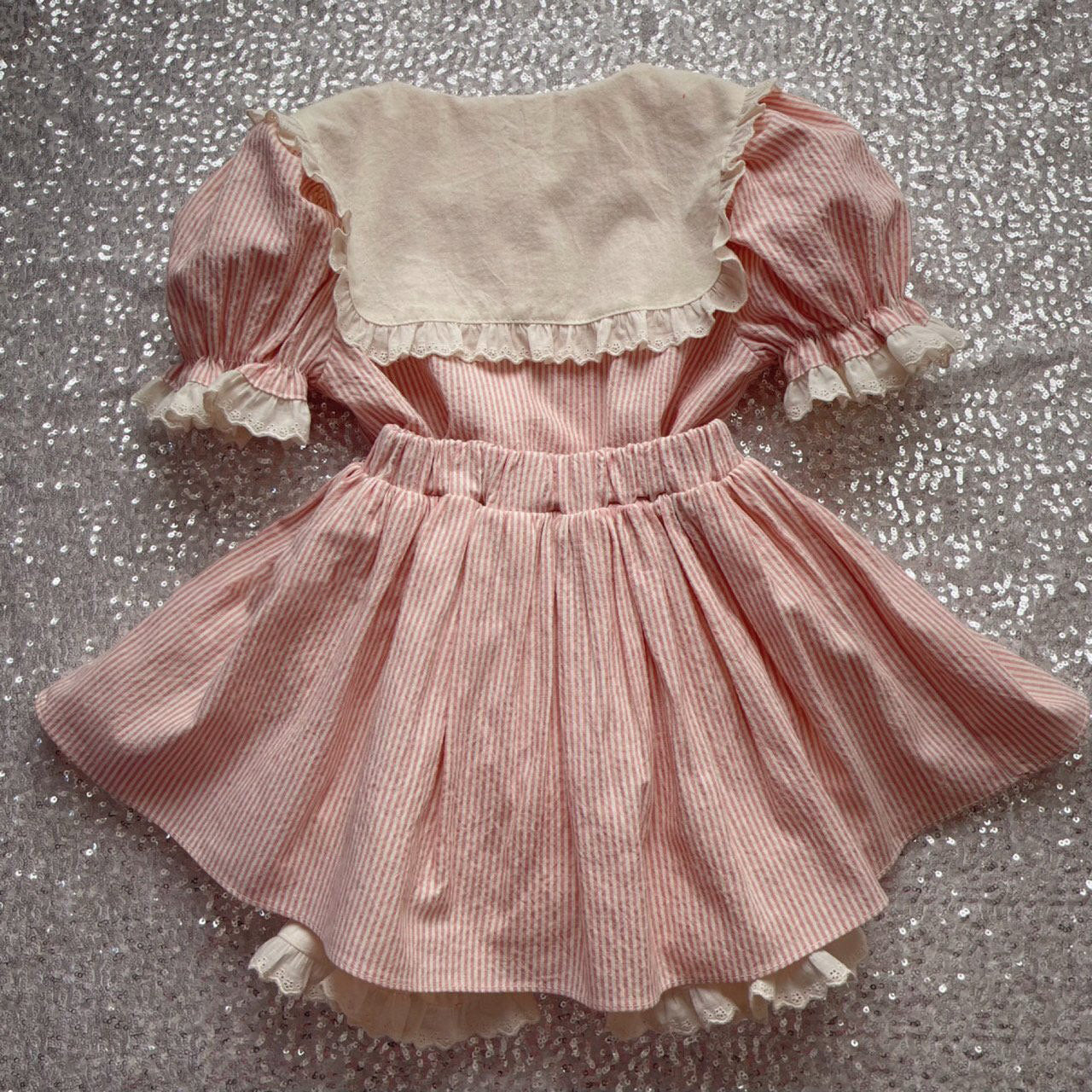 Juju Blouse and Skort Set