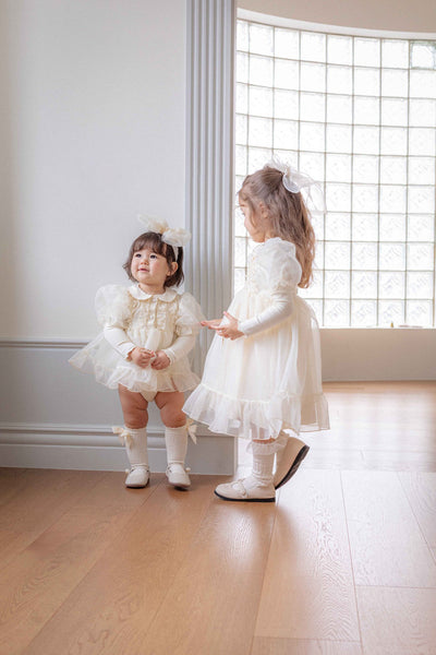 Eloise Organza Dress_  Cream