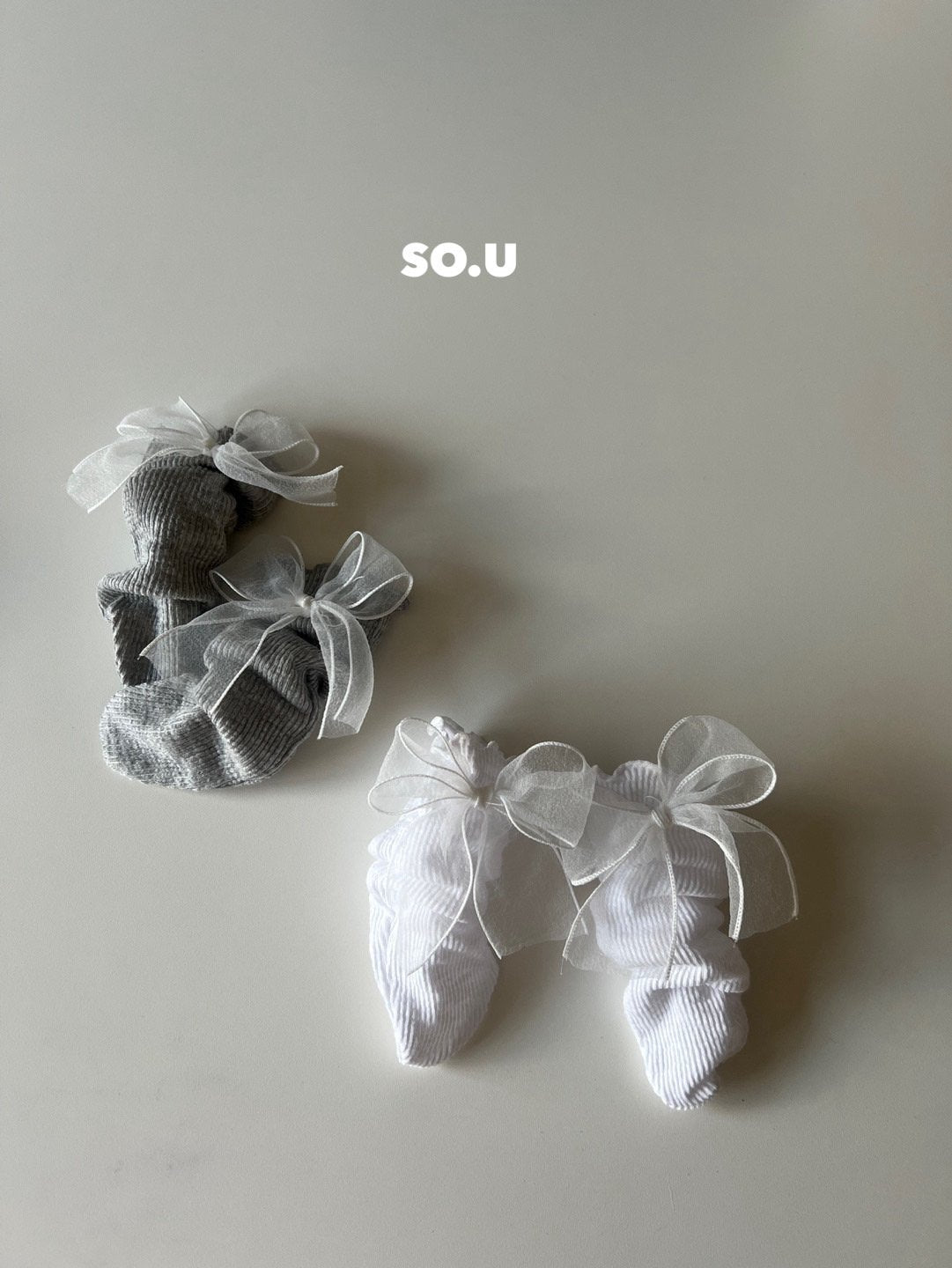 Sha Ribbon Knee Socks_ 4 Colors (Wholesale)