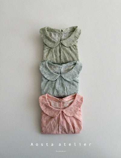 Collar Blouse_ 3 Colors (Wholesale)