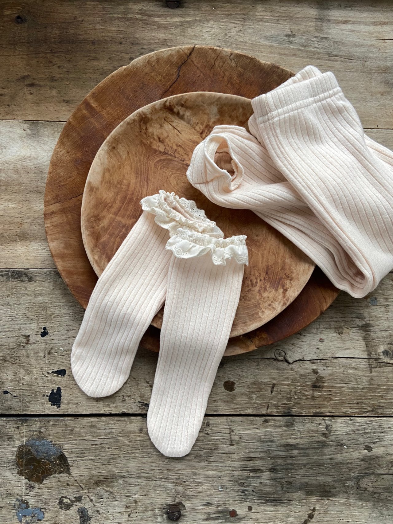 Ring Leggings & Frill Socks Set