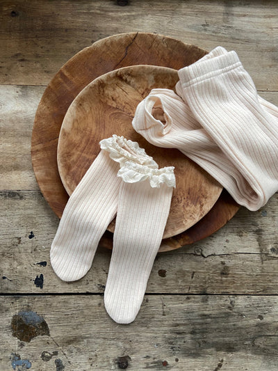 Ring Leggings & Frill Socks Set