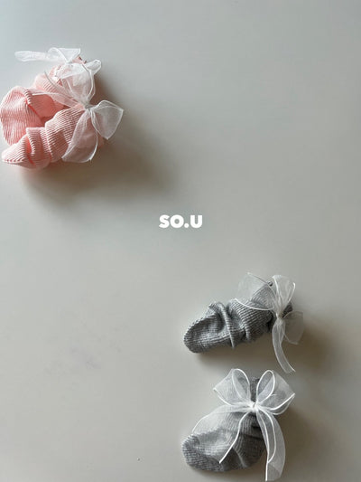 Sha Ribbon Knee Socks_ 4 Colors (Wholesale)