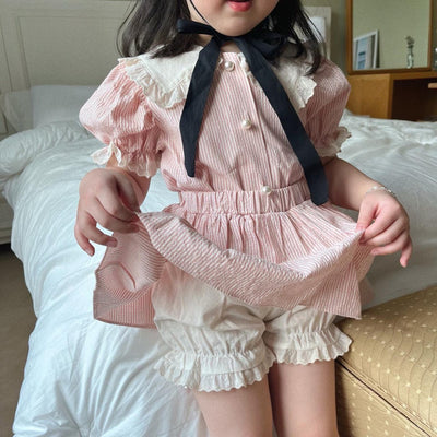 Juju Blouse and Skort Set