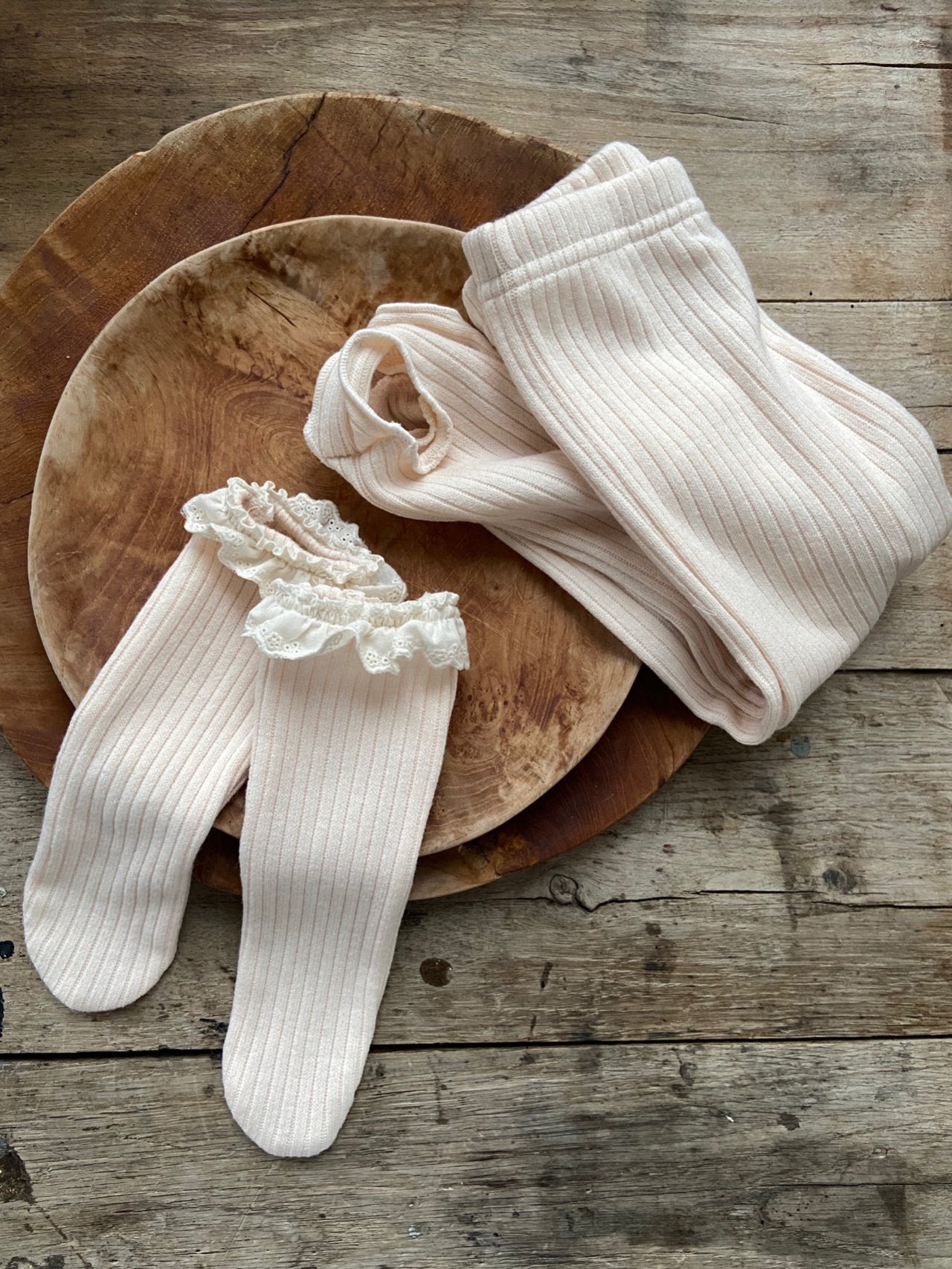 Ring Leggings & Frill Socks Set