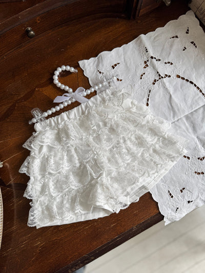 Ruffle Lace Shorts