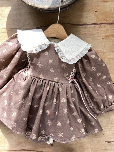 Cora Dress Romper _Cocoa