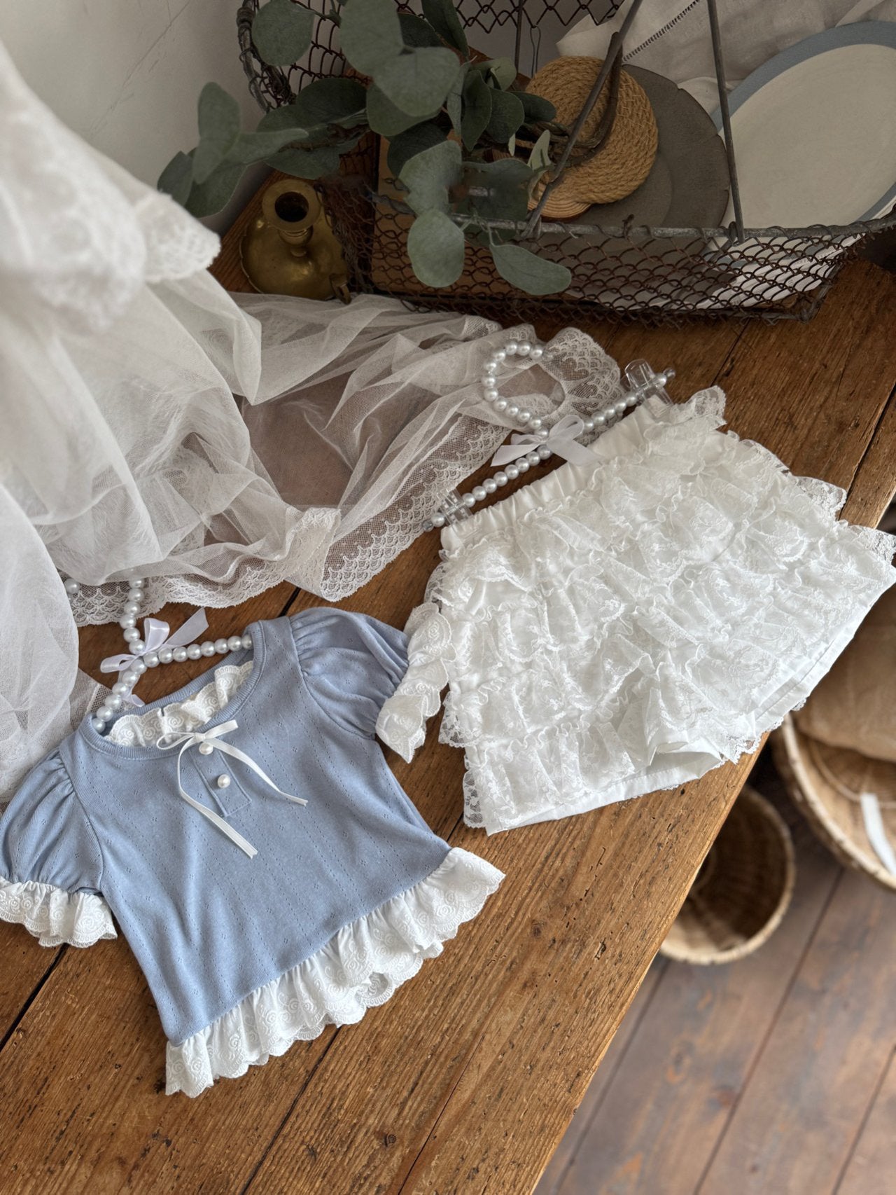 Ruffle Lace Shorts