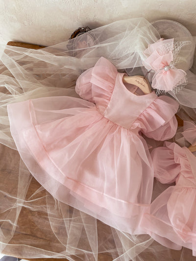 Ines Organza Dress_ Pink