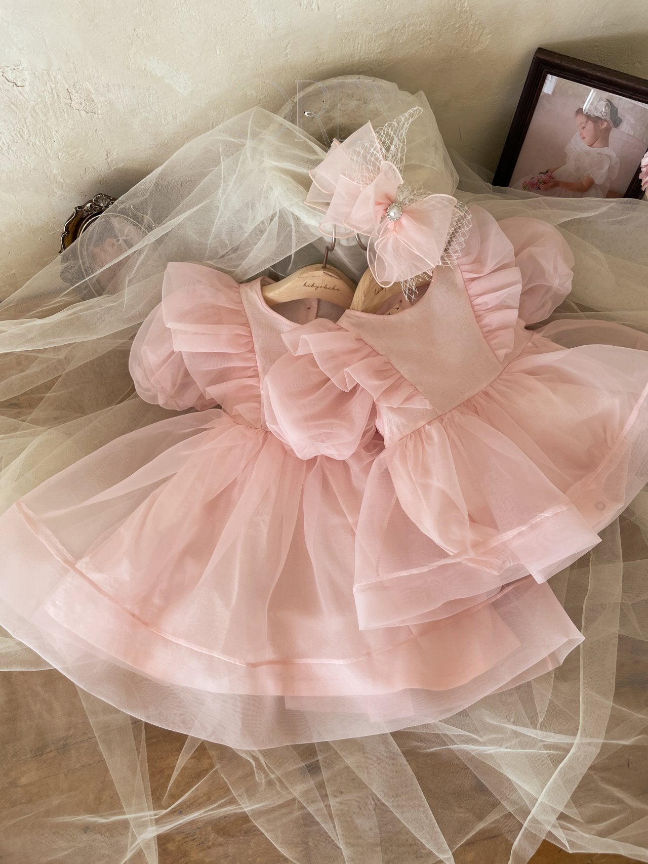 Ines Organza Dress_ Pink