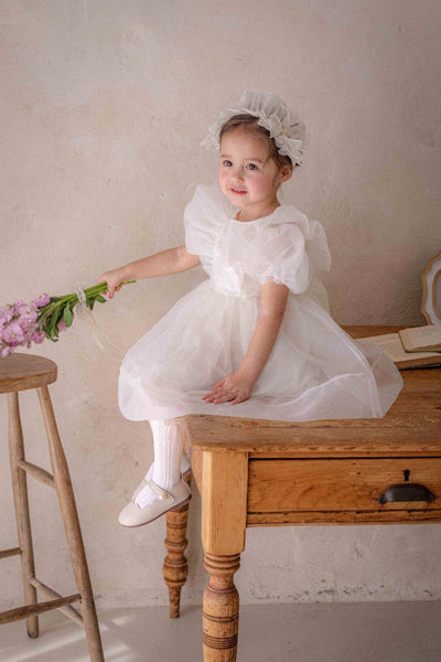 Ines Organza Dress_ Cream
