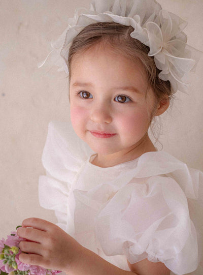 Ines Organza Dress_ Cream