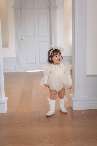 Eloise Oganza Dress Romper_ Cream
