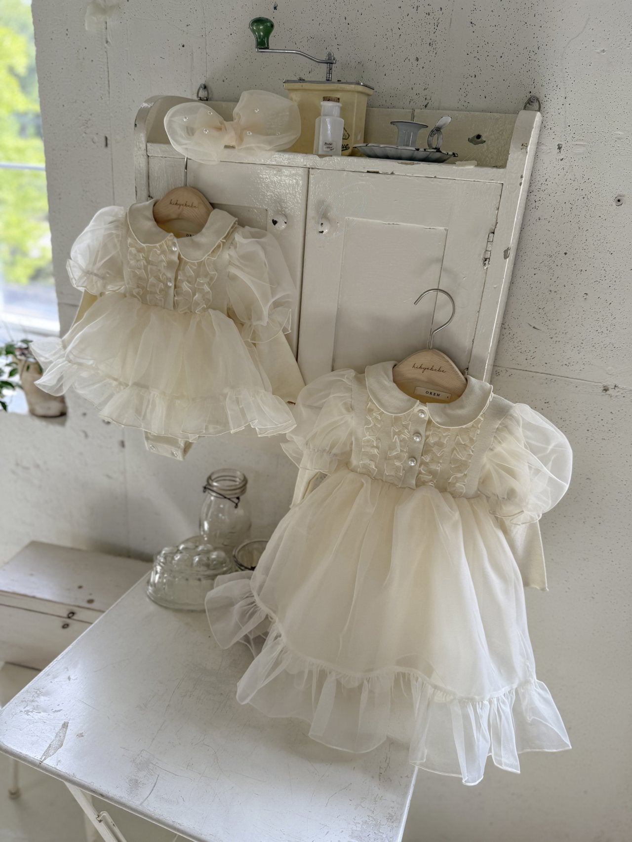 Eloise Organza Dress_  Cream