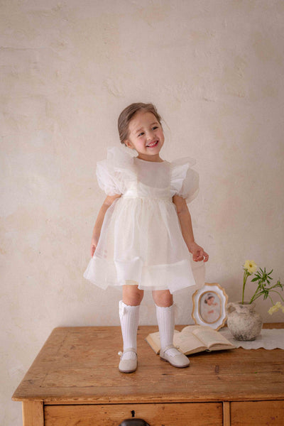 Ines Organza Dress_ Cream