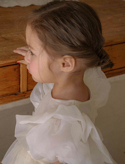 Ines Organza Dress_ Cream