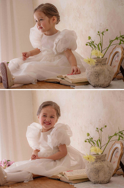 Ines Organza Dress_ Cream