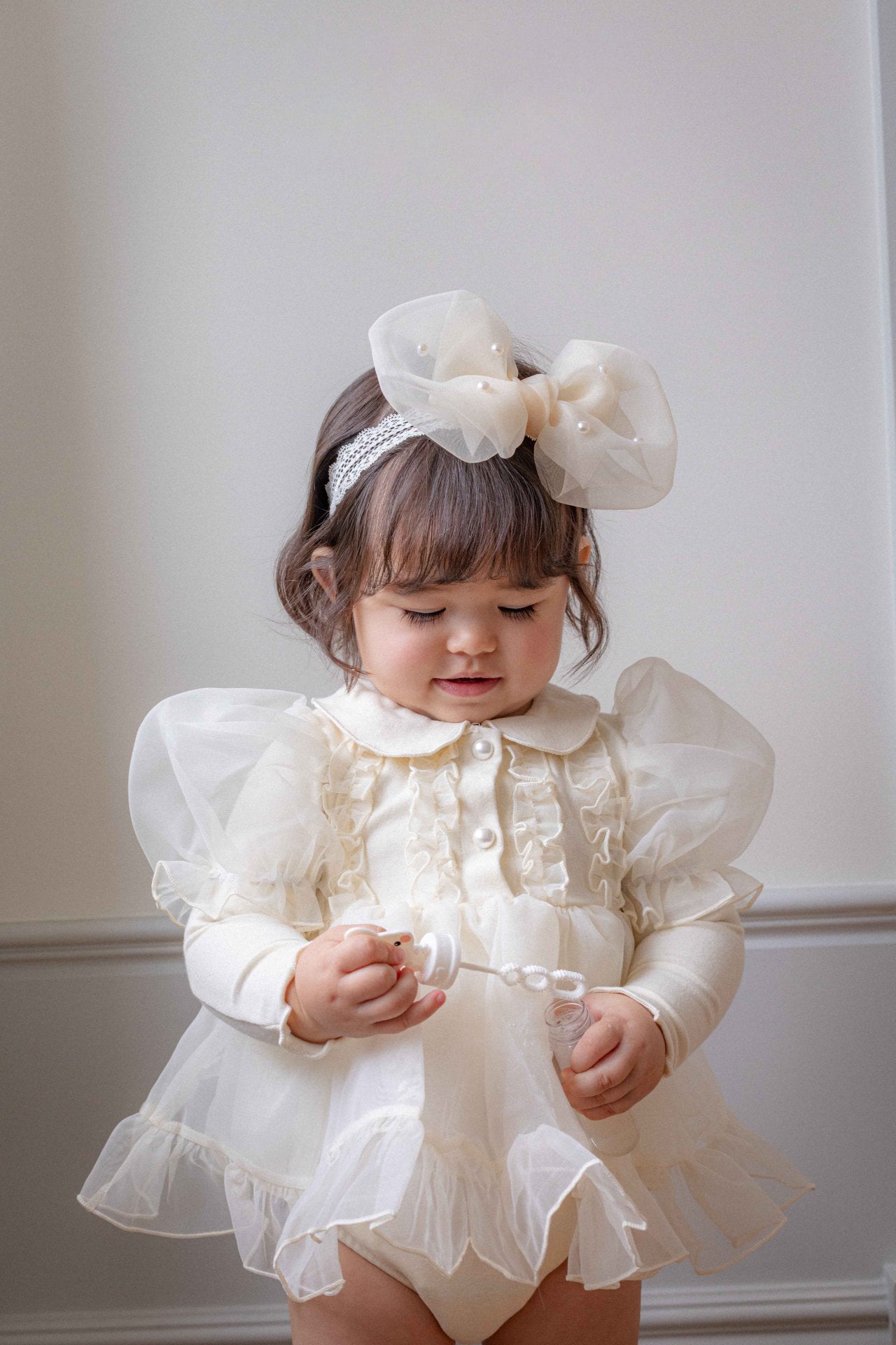 Eloise Oganza Dress Romper_ Cream