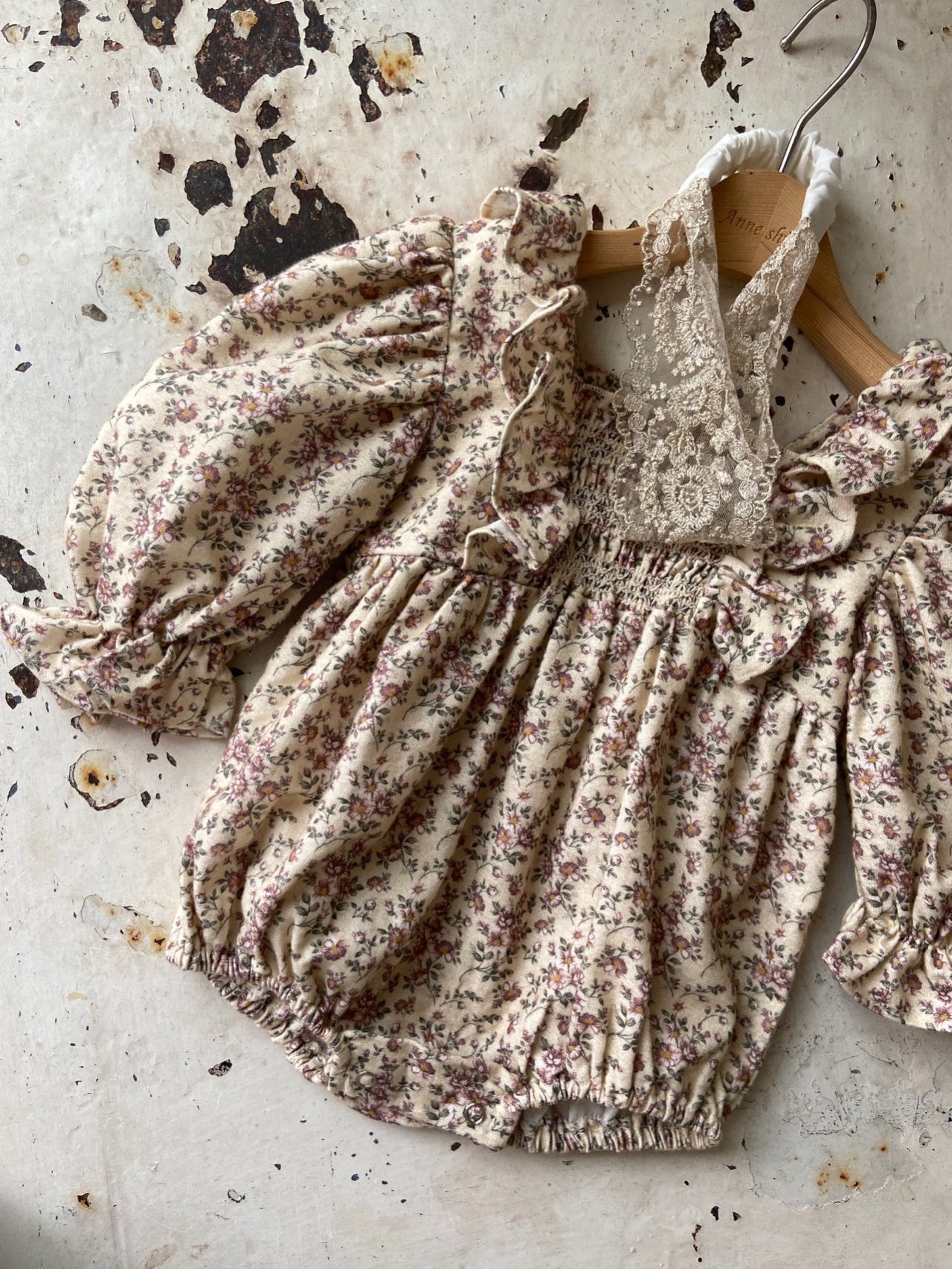 Fren Smock Romper _Floral