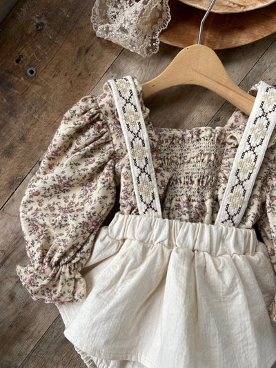 Fren Smock Romper _Floral