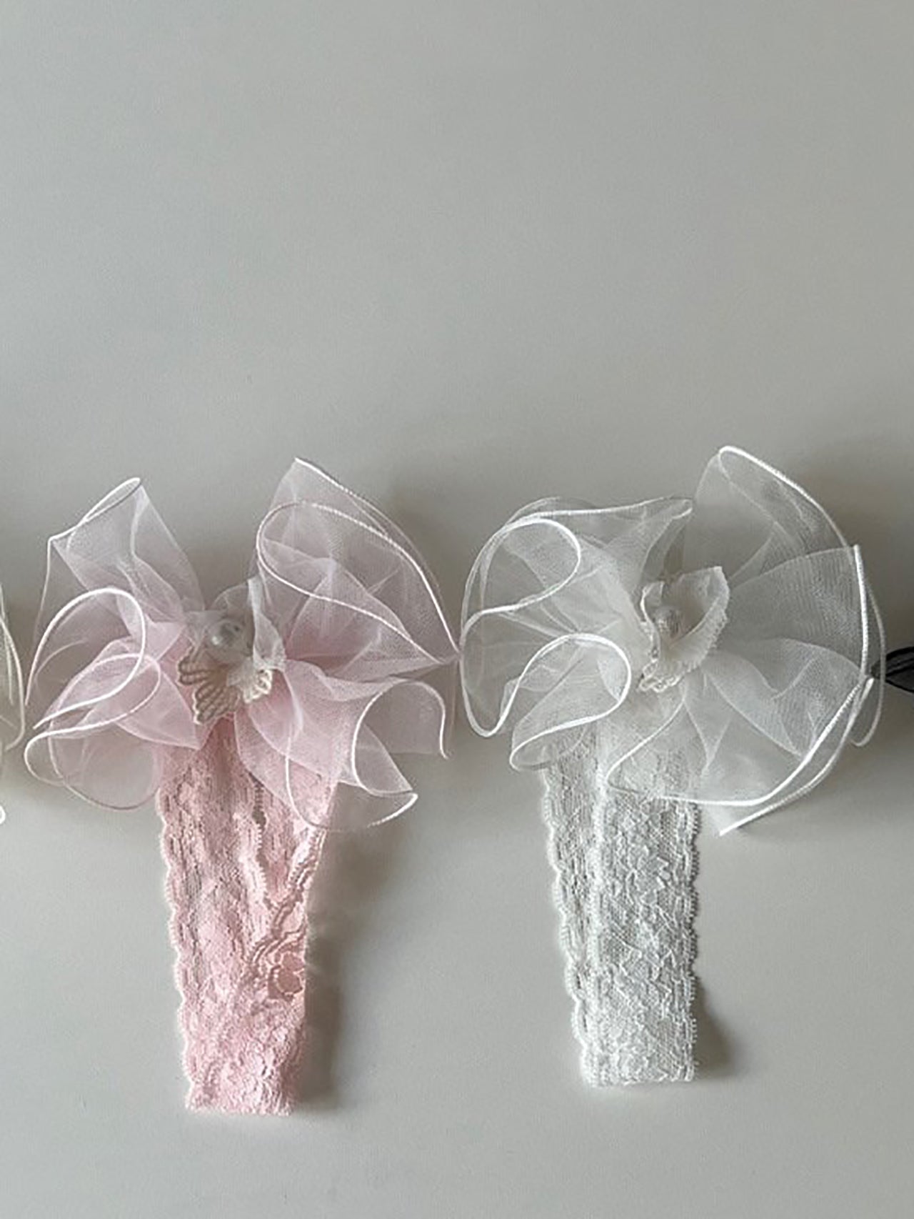 Pearl Lace Headband_ 2 Colors