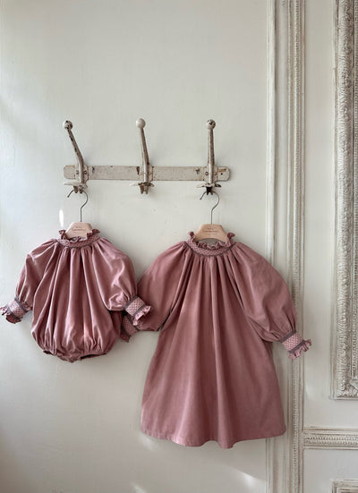 Ayla Smocking Romper_ 2 Colors