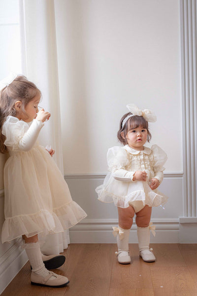 Eloise Oganza Dress Romper_ Cream