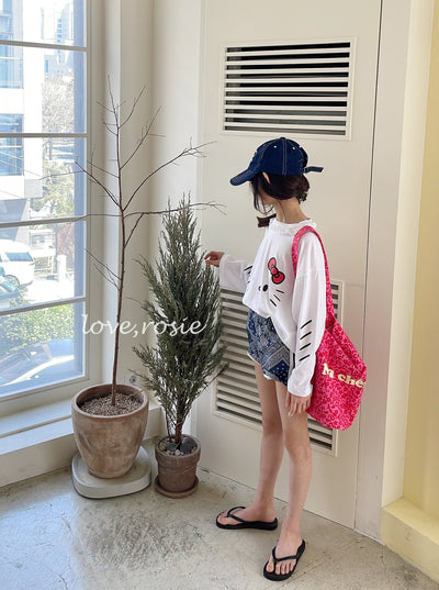 Kitten Vacation Top_ 2 Colors (Wholesale)