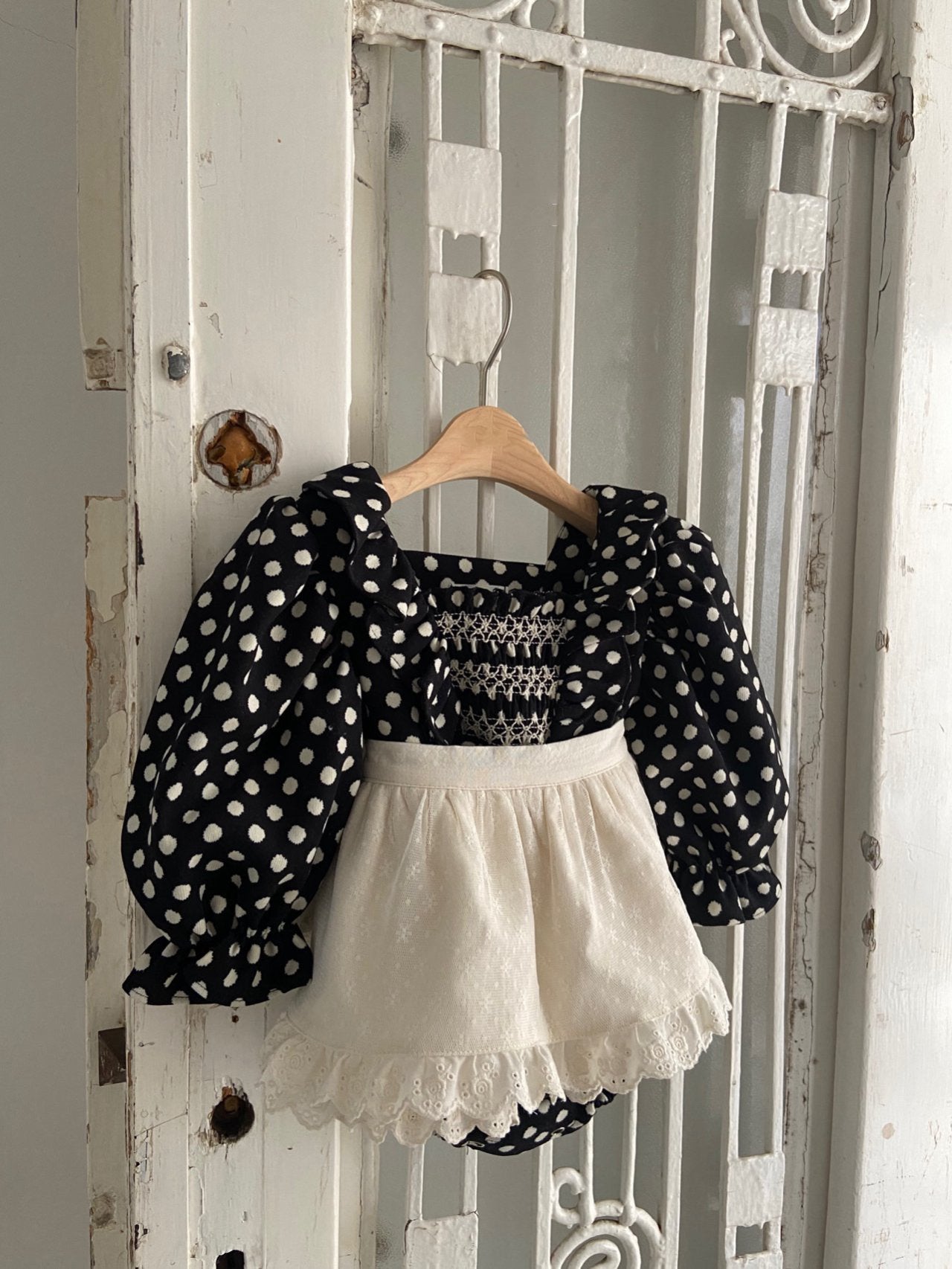 Fren Smock Romper _Dot