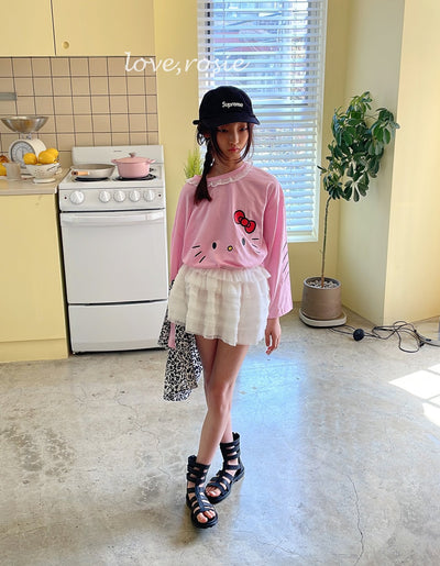 Kitten Vacation Top_ 2 Colors (Wholesale)