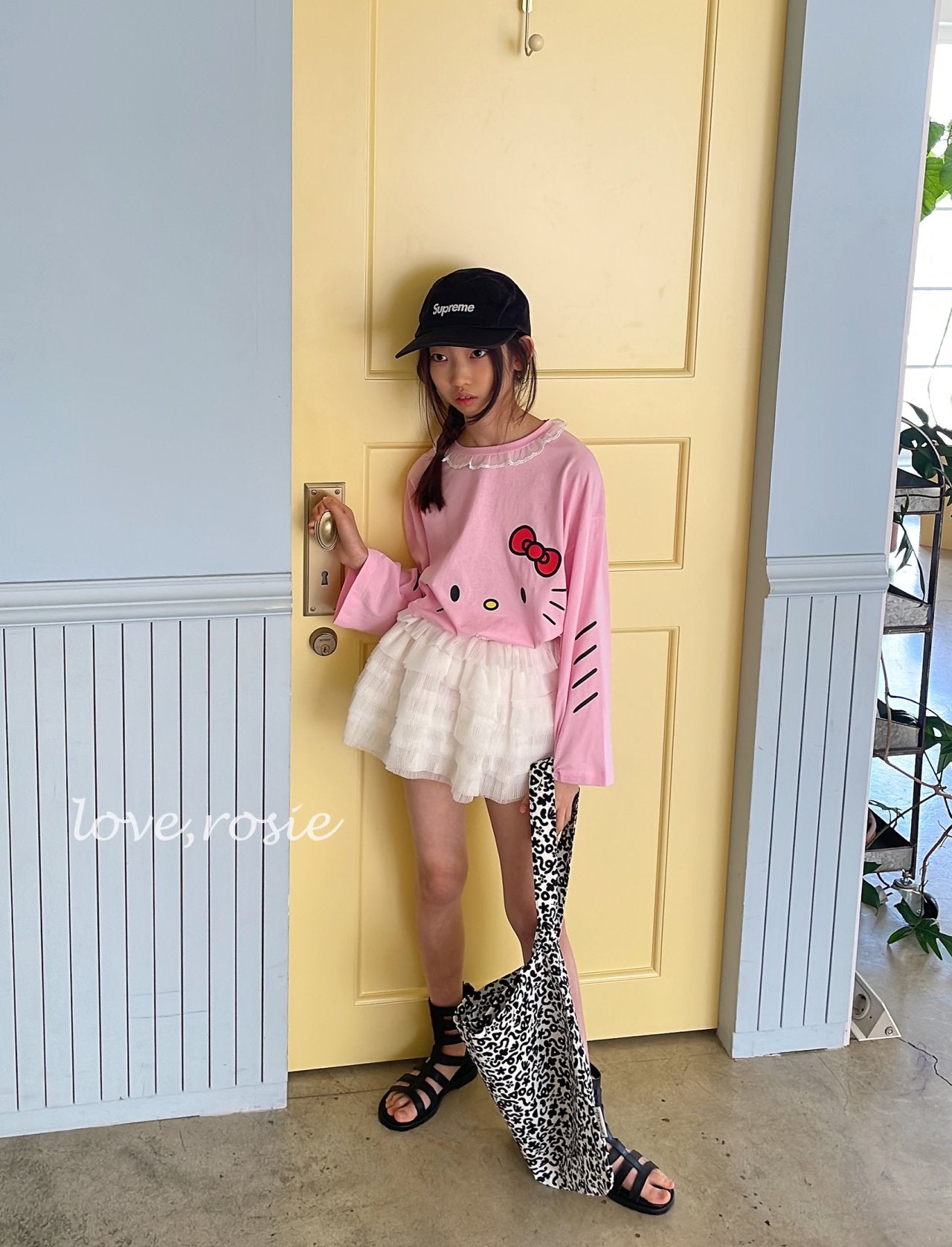 Kitten Vacation Top_ 2 Colors (Wholesale)