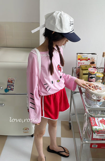 Kitten Vacation Top_ 2 Colors (Wholesale)