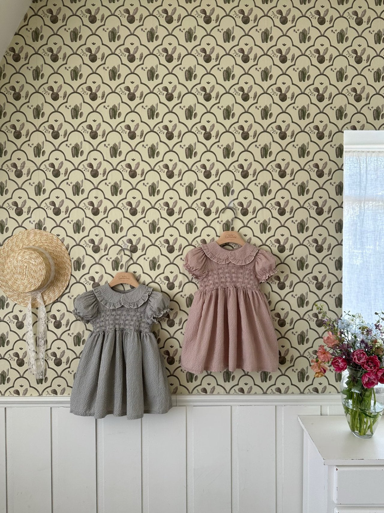 Smock Zimmer Dress_ Indie pink