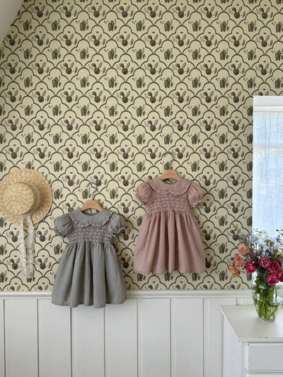 Smock Zimmer Dress_ Indie pink