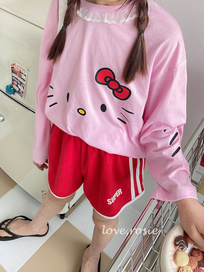 Kitten Vacation Top_ 2 Colors (Wholesale)