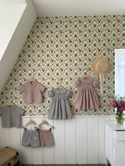 Smock Zimmer Dress_ Indie pink