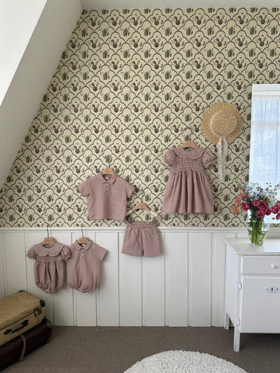Smock Zimmer Dress_ Indie pink