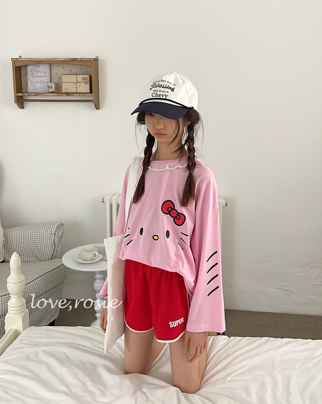 Kitten Vacation Top_ 2 Colors (Wholesale)