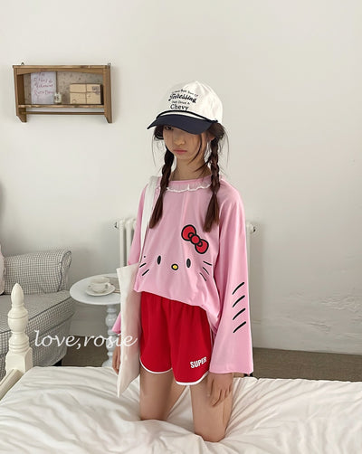 Kitten Vacation Top_ 2 Colors (Wholesale)