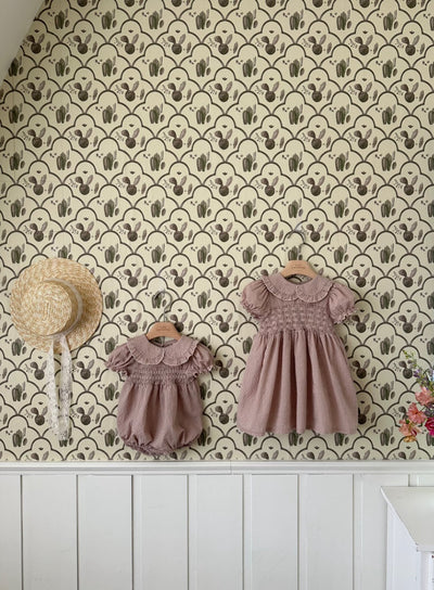 Smock Zimmer Dress_ Indie pink