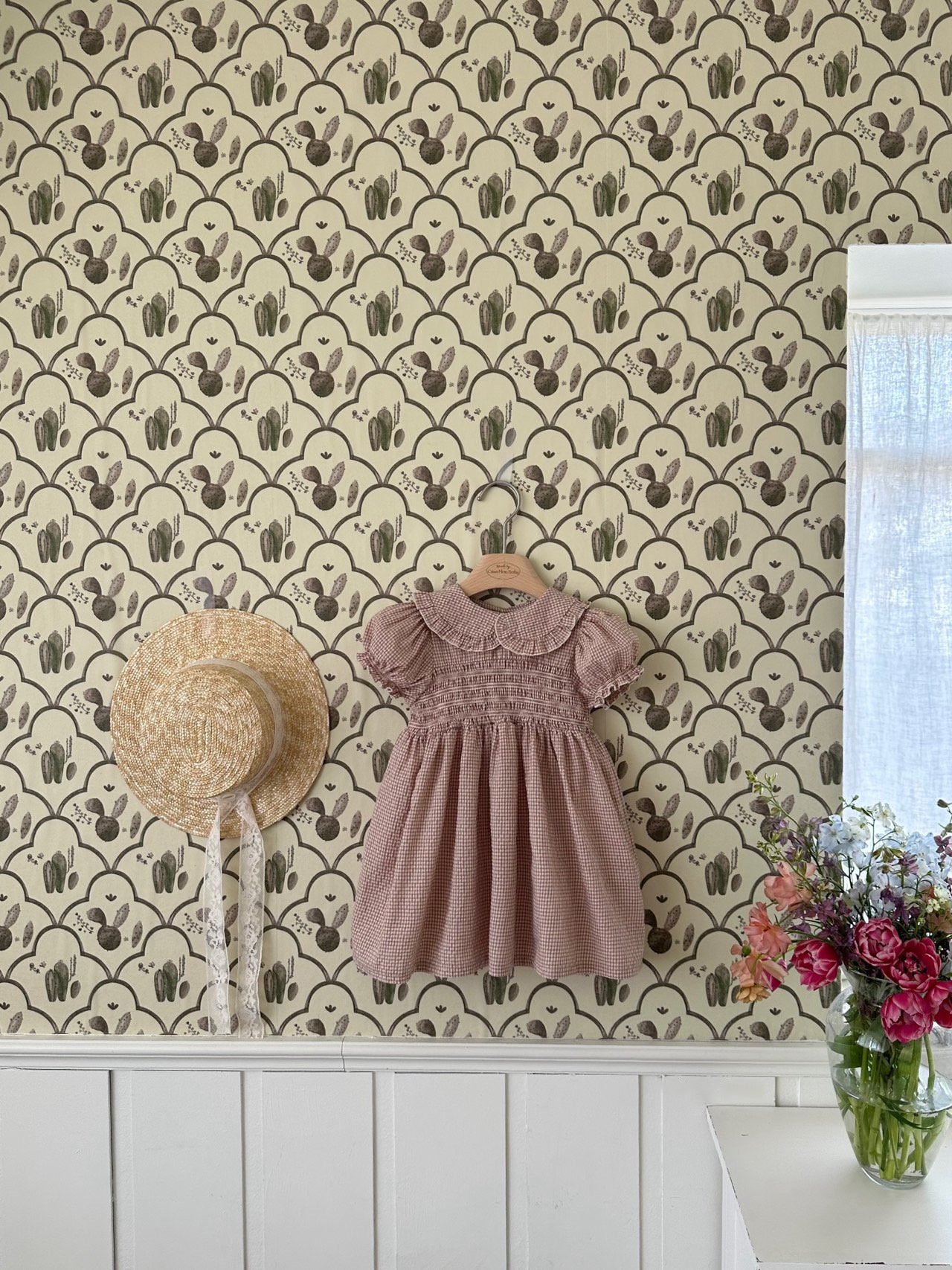 Smock Zimmer Dress_ Indie pink