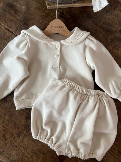 Pure Sailor Top & Bloomer Set