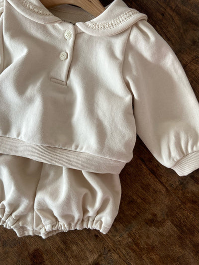 Pure Sailor Top & Bloomer Set