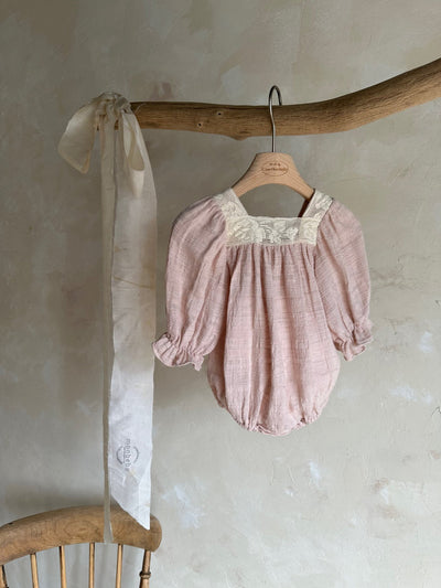 Rosie Romper_ Dusty pink