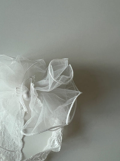 Pearl Lace Headband_ 2 Colors