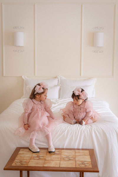 Eloise Organza Dress_  Pink
