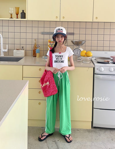 Terry Tape Pants_ 4 Colors (Wholesale)