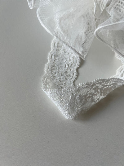 Pearl Lace Headband_ 2 Colors