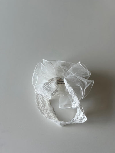 Pearl Lace Headband_ 2 Colors