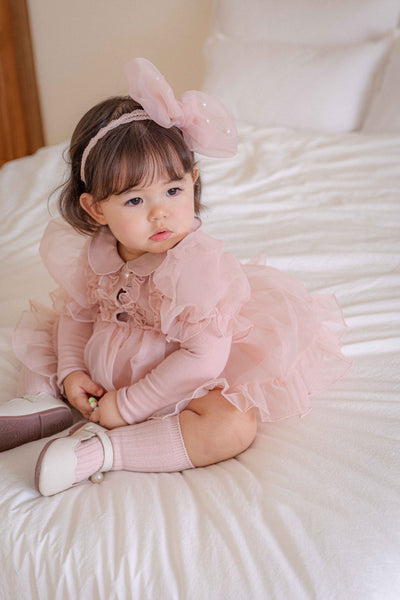 Eloise Oganza Dress Romper_ Pink